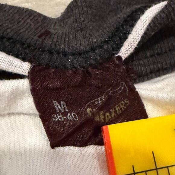 Vintage Rod Stewart 1981/82 Tour Raglan Tee – M (38-40) – White/Black Baseball T - Picture 7 of 8